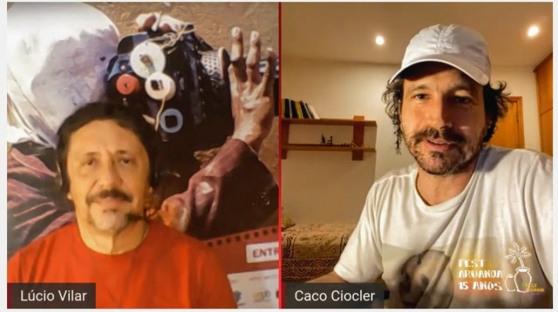 Caco Ciocler dá show de simpatia em ‘Live de Cinema’ e confirma presença no júri oficial do Aruanda em 2020
